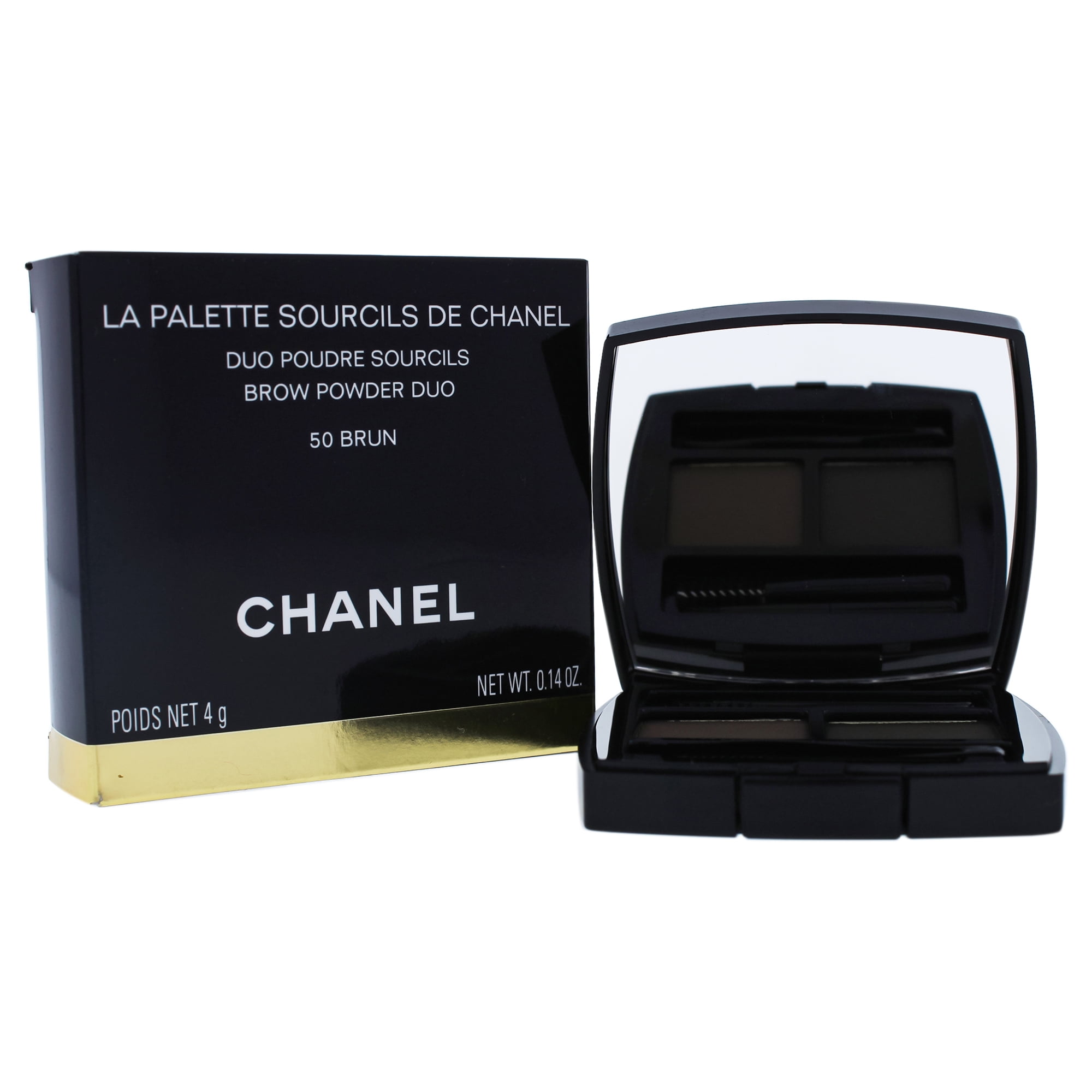 La Palette Sourcils De Chanel Brow Powder Duo - 50 Brun by Chanel for Women  - 0.14 oz Powder