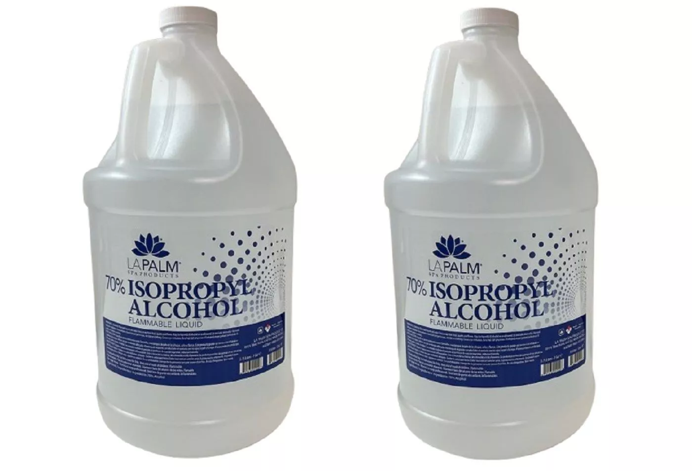 La Palm 70% Isopropyl Alcohol 128 oz/ 2 Gallons