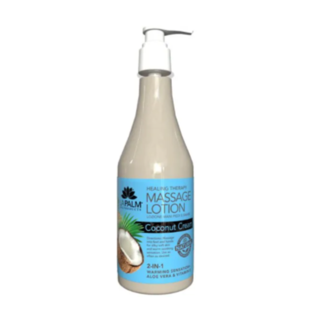 La Palm ORGANIC Healing Therapy Massage Lotion w/ Aloe Vera + Vitamin E
