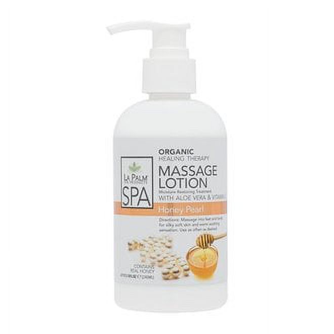 La Palm ORGANIC Healing Therapy Massage Lotion w/ Aloe Vera + Vitamin E