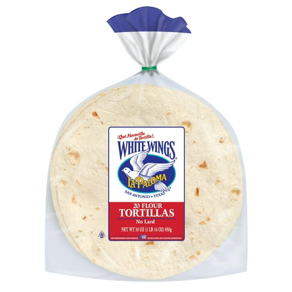 La Paloma Flour Tortillas, 20 Count