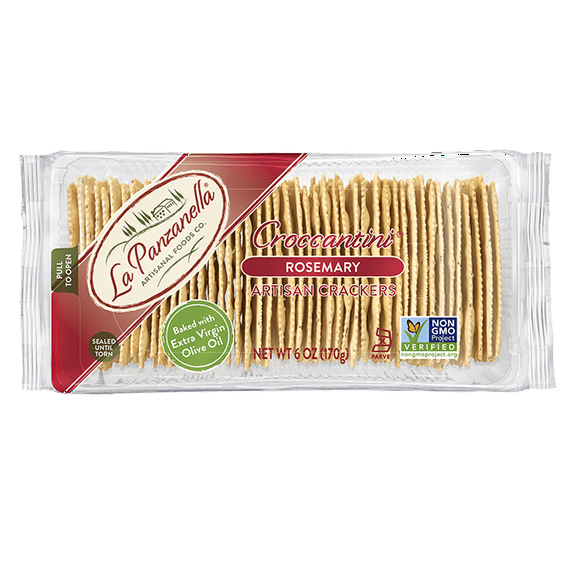 Pack of 12, La Panzanella Rosemary Mini Croccantini, 6 oz