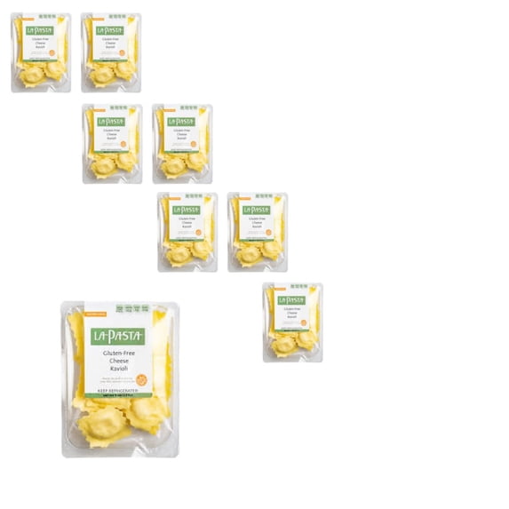 La Pasta Cheese Ravioli Gluten Free, 9oz, 8 Pack