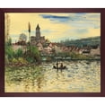 thumbnail image 1 of La Pastiche  Claude Monet 'The Seine at Vetheuil' Hand Painted Oil Reproduction, 1 of 5
