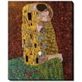 thumbnail image 1 of La Pastiche  Gustav Klimt 'The Kiss' (Full View - Luxury Line) Hand Painted Oil Reproduction, 1 of 5