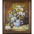 thumbnail image 1 of La Pastiche  Pierre-Auguste Renoir 'Grande Vase Di Fiori' Hand Painted Oil Reproduction, 1 of 5