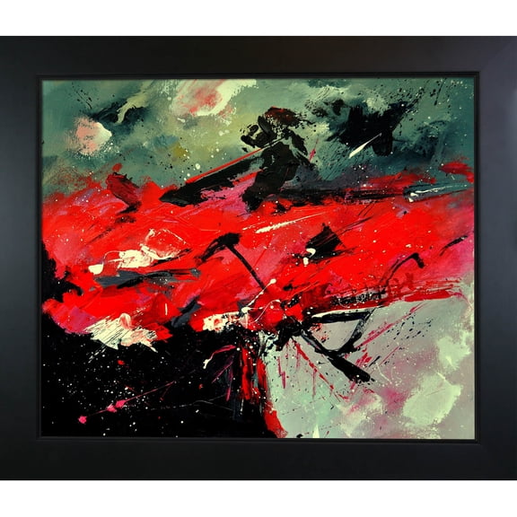 La Pastiche  Pol Ledent 'Abstract 665888 ' Framed Fine Art Print