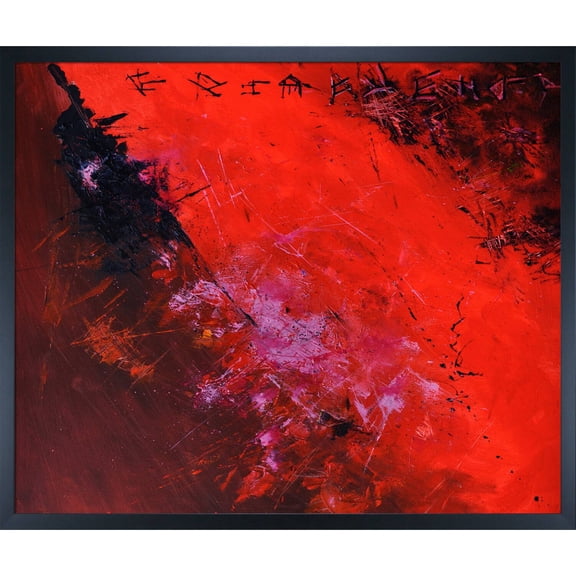 La Pastiche  Pol Ledent 'Abstract 884512' Framed Fine Art Print