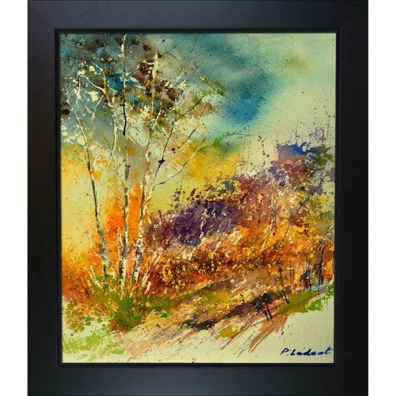 La Pastiche  Pol Ledent 'Watercolor 115060' Framed Fine Art Print
