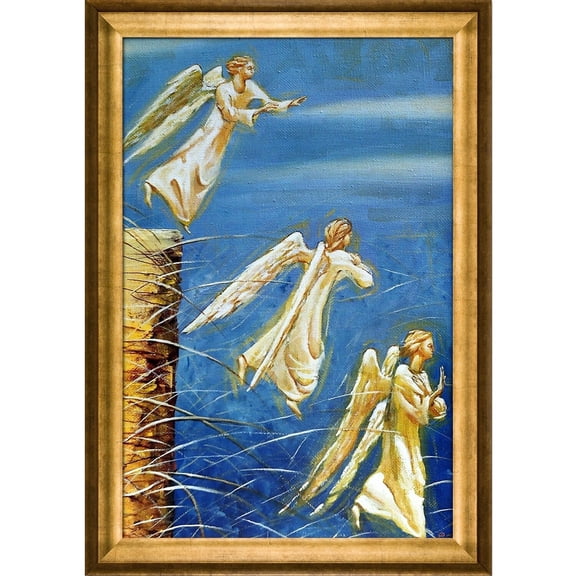 La Pastiche  Sergey Roy 'Angel Station' Framed Fine Art Print