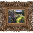 thumbnail image 1 of La Pastiche 'The Seine at Chatou' by Pierre-Auguste Renoir Framed Painting on Canvas, 1 of 5