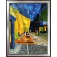 thumbnail image 1 of La Pastiche Vincent Van Gogh 'Cafe Terrace at Night' Hand Painted Oil Reproduction, 1 of 4