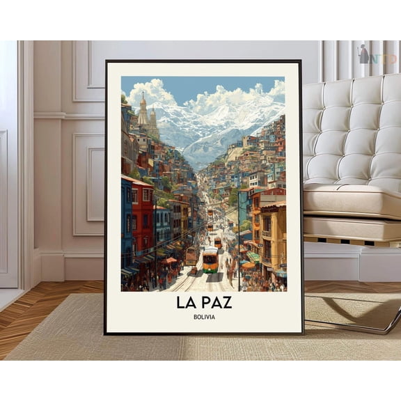 La Paz Bolivia Poster Unframed Paper Print