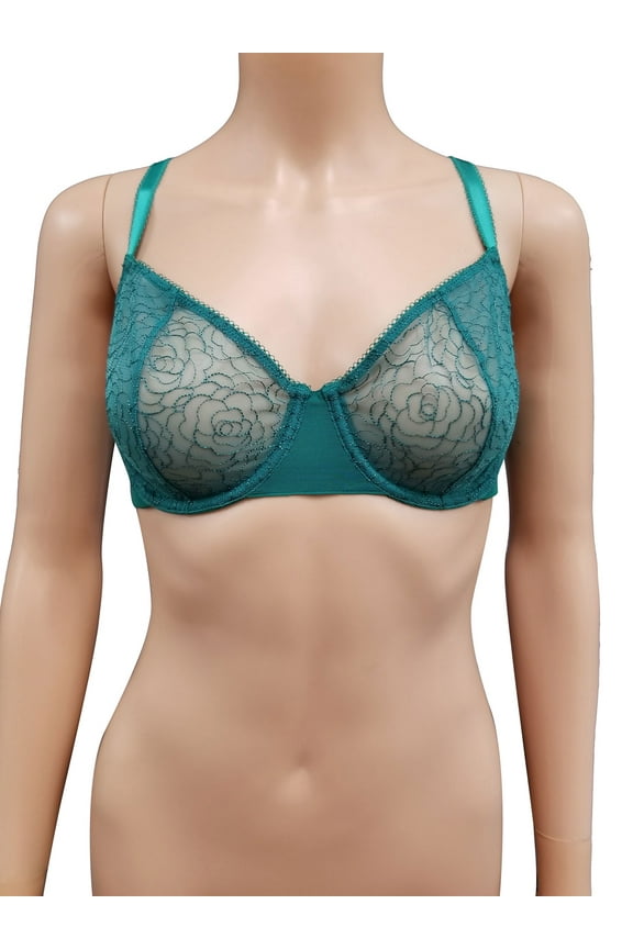 Studio Green Lace Underwire Bra (34D)