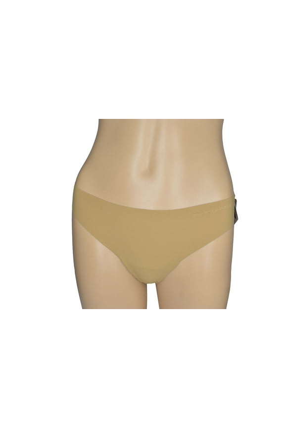 Studio Women's Beige Logo Seamless Thong (M)