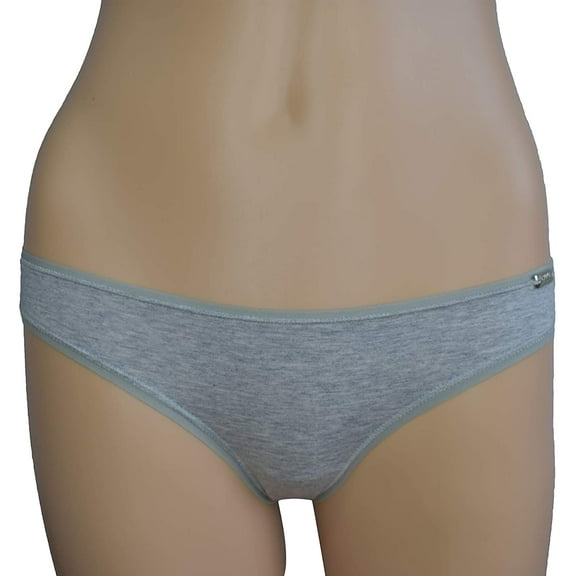 La Perla Women's Light Gray Cotton Knit Brief (XS)