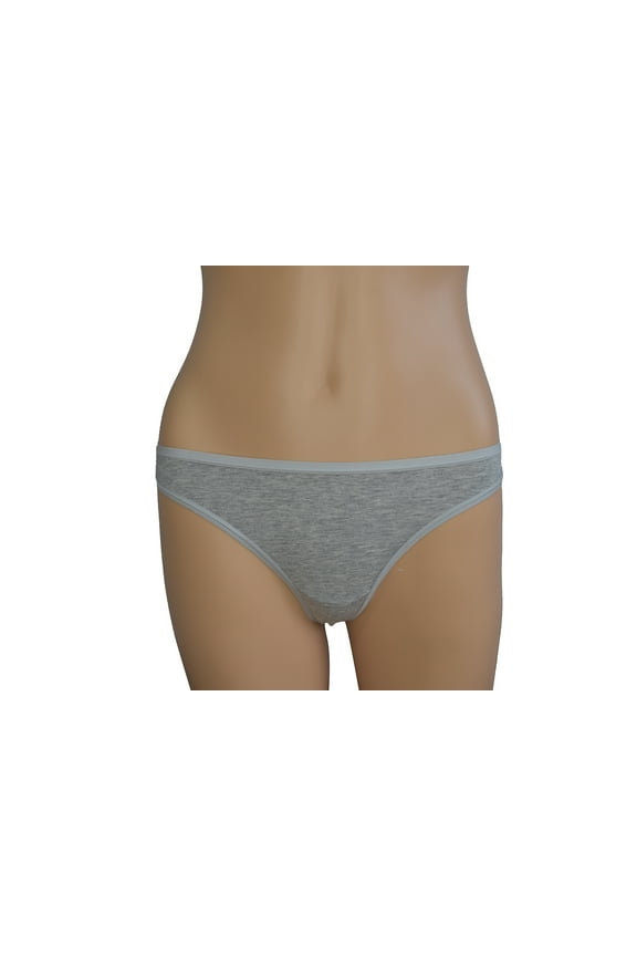 Women's Thong Underwear Lingerie New Project Thong String (10973) (X-Small / 1, Grey)