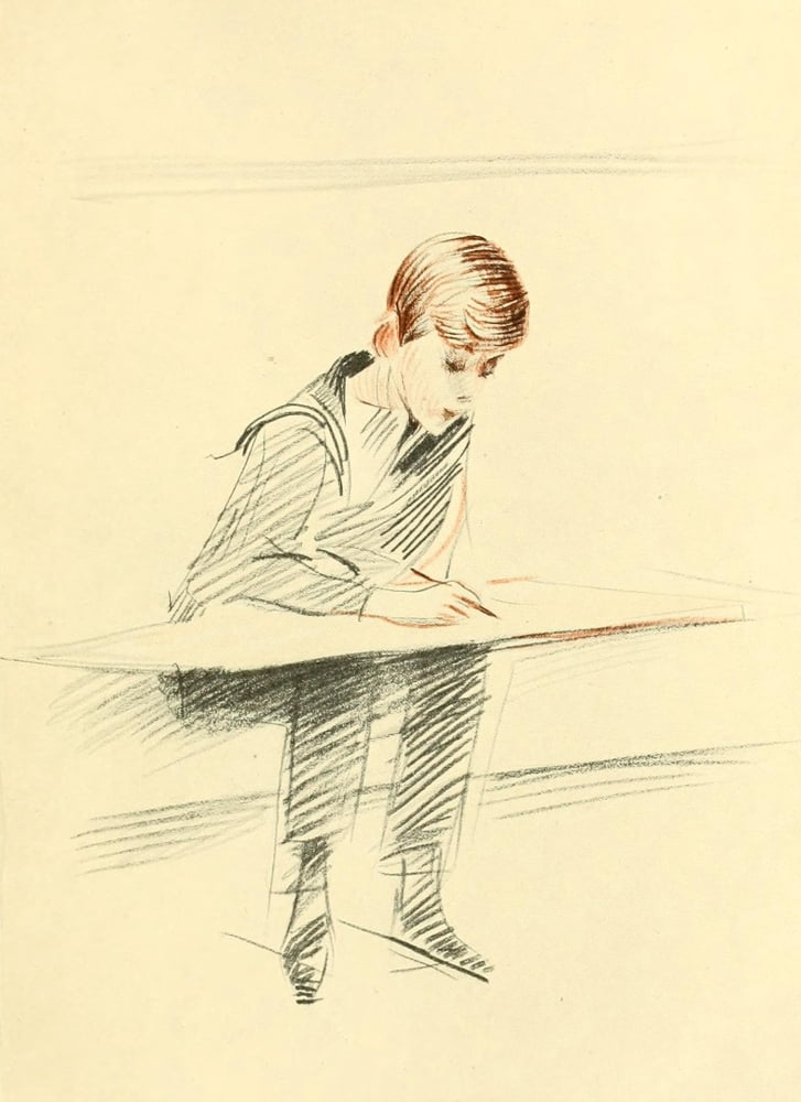 La Petit Dessinateur Canvas Art - Paul Csar Helleu (24 x 36)