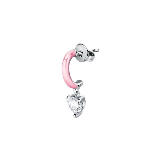 La Petite Story LPS02AQM34- Womens Single Steel Earrings with Clear Zircon