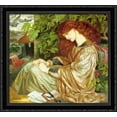 thumbnail image 1 of La Pia de' Tolomei 30x28 Large Black Ornate Wood Framed Canvas Art by Dante Gabriel Rossetti, 1 of 2