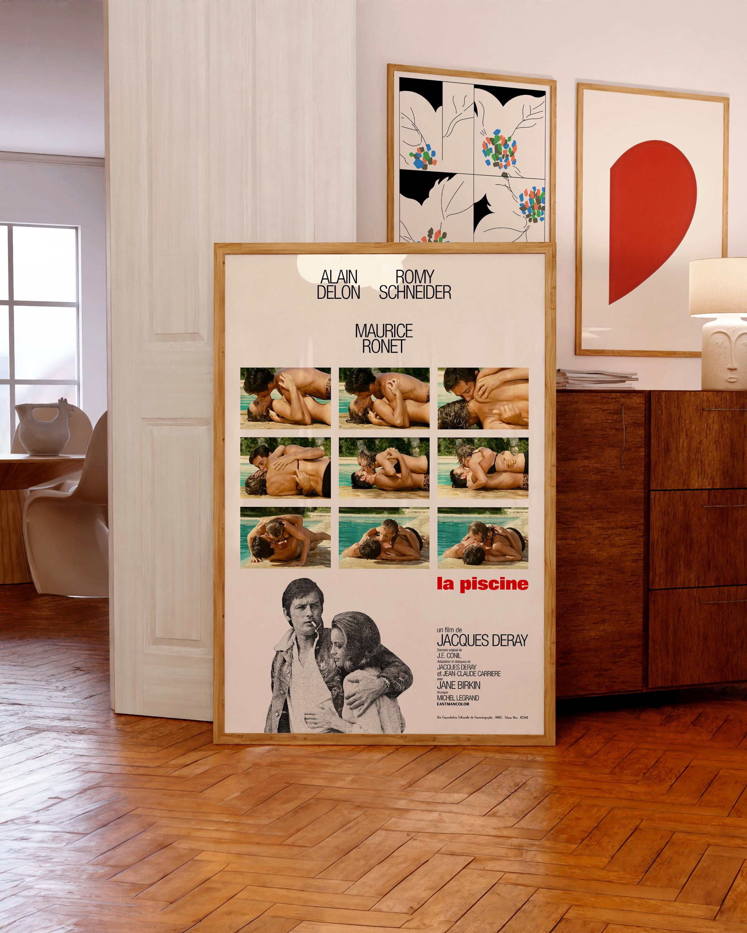 La Piscine Jacques Deray Alain Delon And Romy Schneider Poster , Poster ...