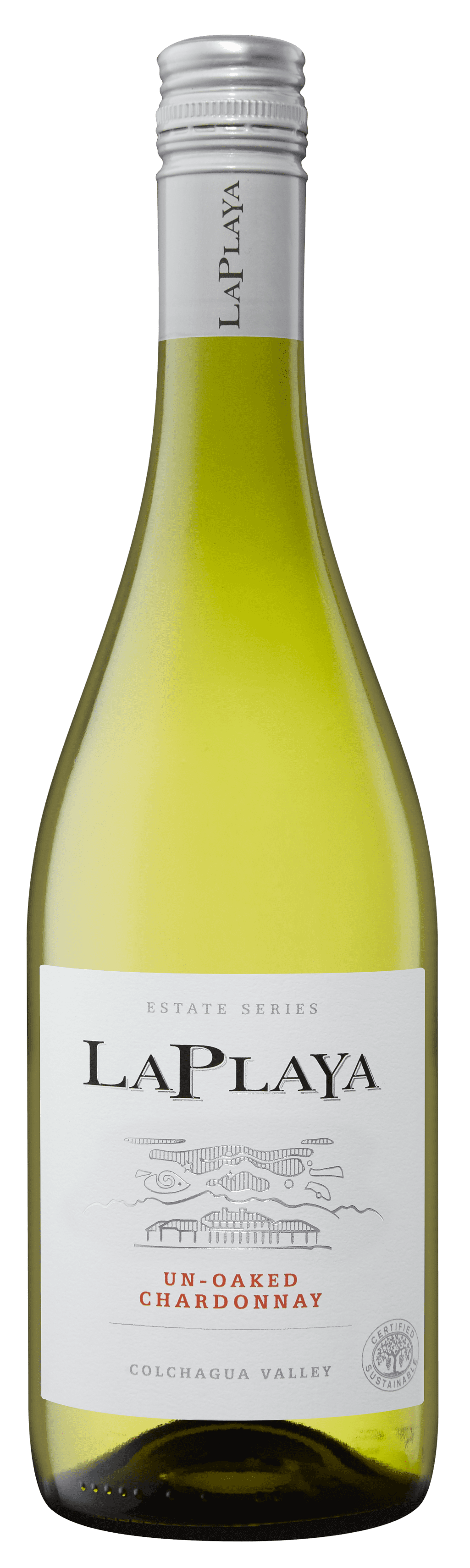 La Playa Chardonnay White Wine, 750 ml, 13% ABV, Colchagua Valley, Perfect for Pasta and Salads