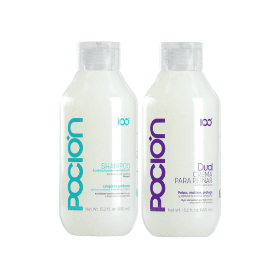 La Pocin Shampoo de Reparacin y Crema de Peinar Dual [450ml]
