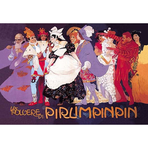 La Polvere di Pirlimpinpin Museum quality giclee print canvas wrap(20" x 30")