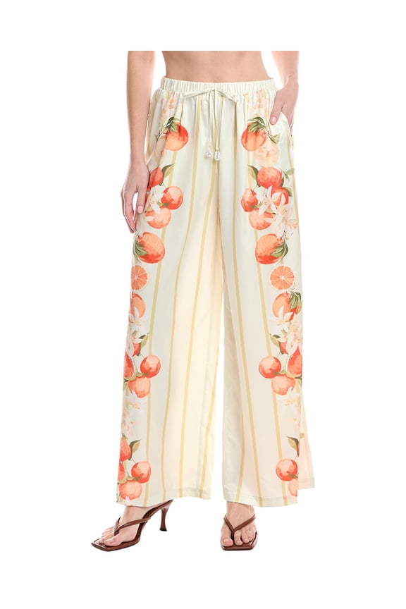 womens  Esme Drawstring Pant, XL, Orange