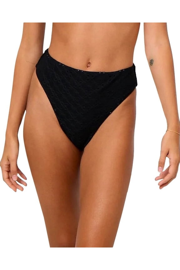womens Monica High-Waisted Cheeky Bikini Bottom, xs