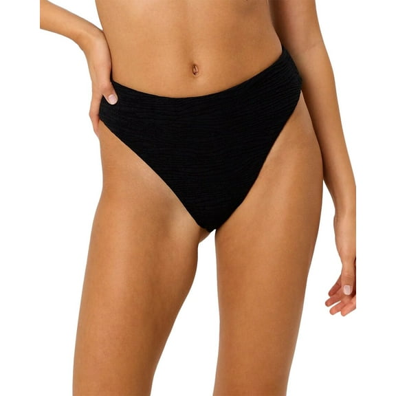 La Porte womens  Monica High-Waisted Cheeky Bikini Bottom, xs