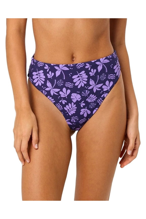 womens Monica High-Waisted Cheeky Bikini Bottom, xs