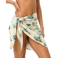 thumbnail image 1 of La Porte womens  Short Tie-Side Sarong Coverup, l/xl, 1 of 3