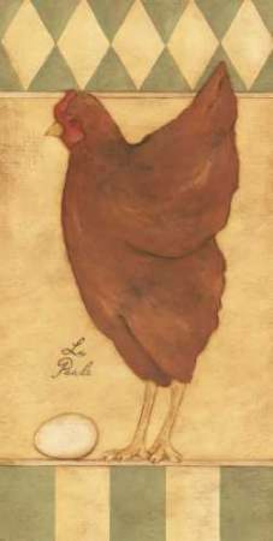 La Poule Canvas Art - Stephanie Marrott (10 x 20)