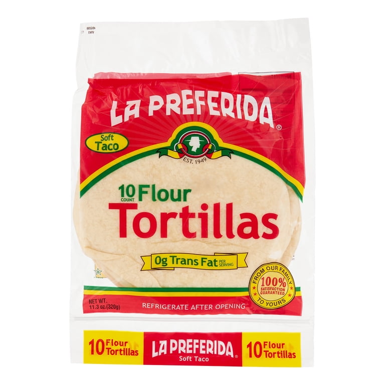 La Banderita Burrito Grande Extra Large Flour Tortillas, 10, 42 OFF