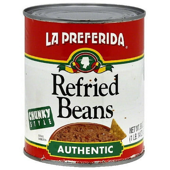 La Preferida Authentic Refried Beans, 30 oz (Pack of 12)