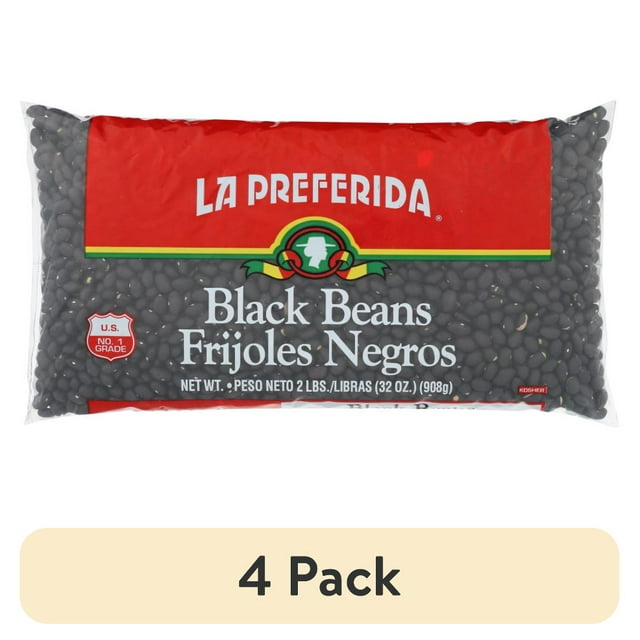 (4 pack) La Preferida Black Beans, 32 oz