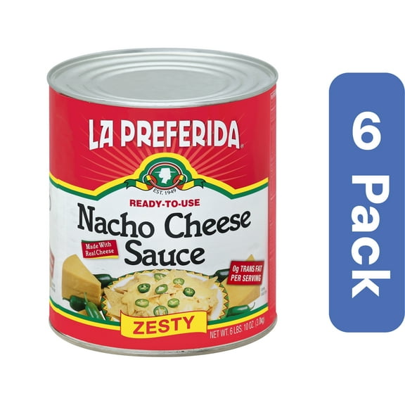 La Preferida Cheese Sauce Nacho 106 oz (Pack of 6)