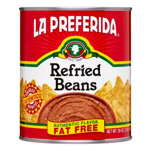 La Preferida Fat Free Refried Beans, 30 oz Can