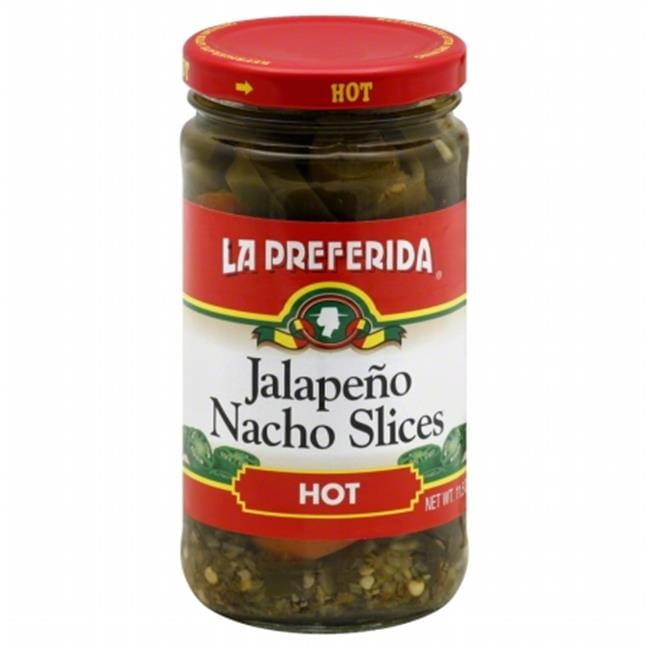 La Preferida Hot Jalapeno Nacho Slices, 11.5 oz, (Pack of 12)