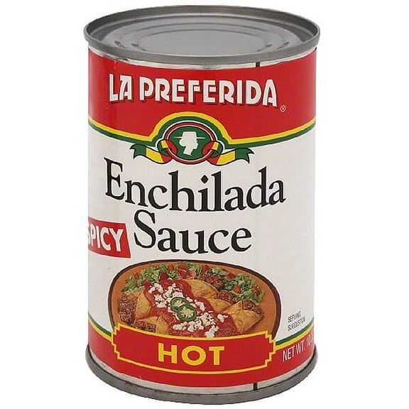 La Preferida Hot Red Chili Enchilada Sauce, 10 oz (Pack of 12)