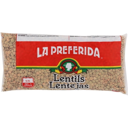 La Preferida Lentil Beans 16 oz (Pack of 24)