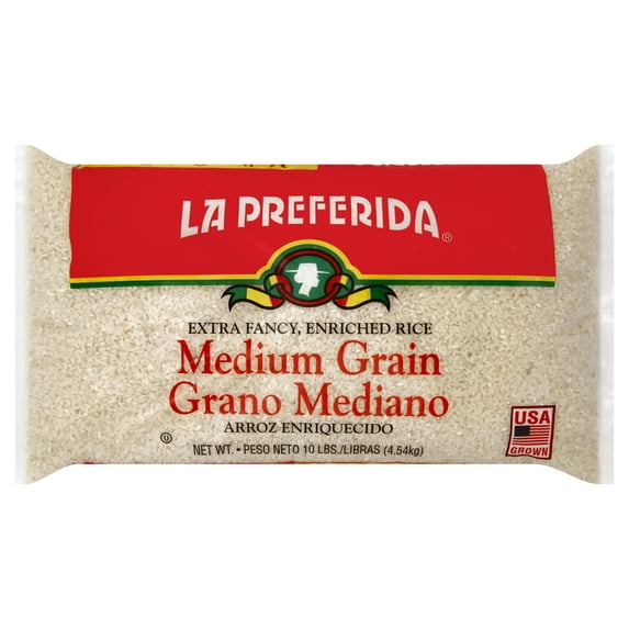 La Preferida Medium Grain Rice 10 lb (Pack Of 4)