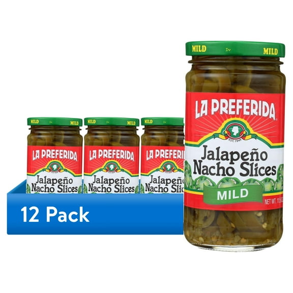 (12 pack) La Preferida Jalape Nacho Slices Mild, 11.5 Oz