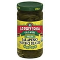 thumbnail image 1 of La Preferida Organic Jalapeno Nacho Slices, Mild , 11.5 OZ, 6-Pack, 1 of 7