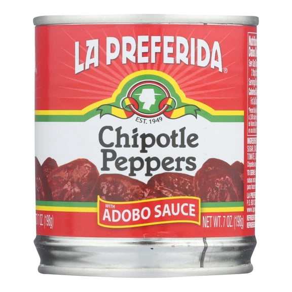 La Preferida - Pepper Chipotle Whole - 7 Oz, Case of 12