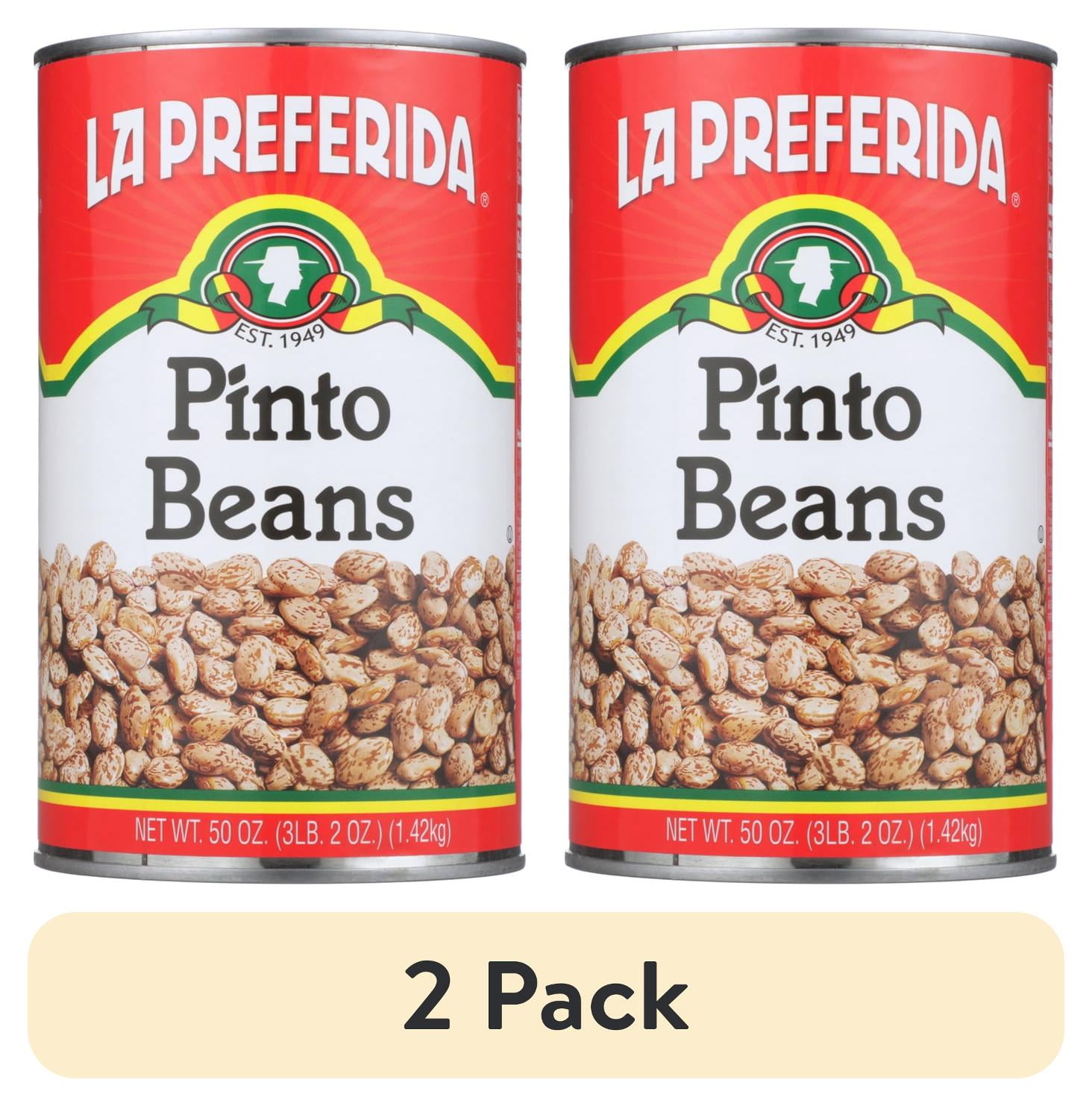 (2 pack) La Preferida Pinto Beans, 50 oz, Can