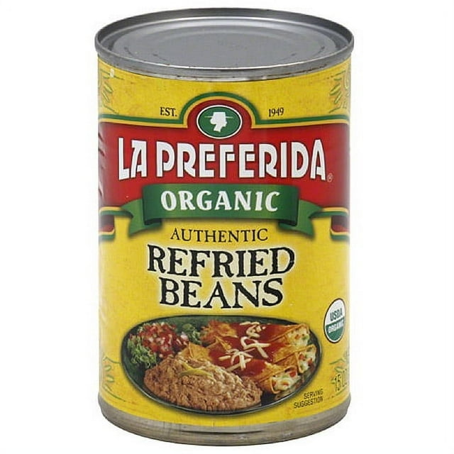 La Preferida Refried Beans, 15 oz (Pack of 12)