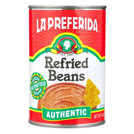 La Preferida Refried Beans, 16 oz, Can