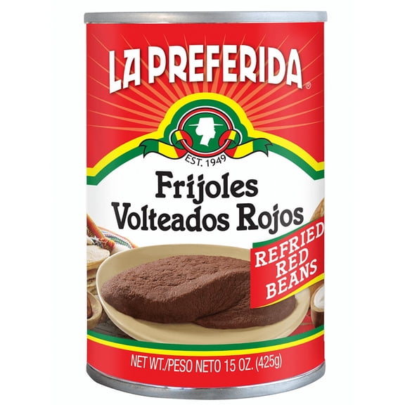 La Preferida Refried Red Beans, 15 oz Can